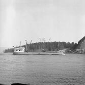 Fartyget Ute Parchmann vid Sandöbron