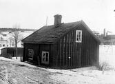 Blivande vaktmästarebostaden på Murberget. Huset på ursprunglig plats.