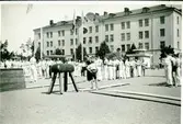 Västerås, Viksäng.
Västmanlands läns hemslöjdsförening. Västeråsutställningen 1929.