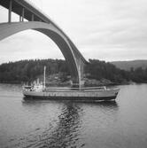 Fartyget Makler vid Sandöbron

