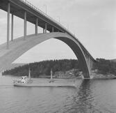 Fartyget Öresund vid Sandöbron