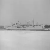 Fartyget Tundraland vid kaj

