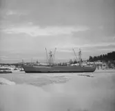 Fartyget Voline vid kaj

