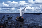 Roddbåt ute på Hjälmaren, 1993