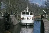 M/S Gustaf Lagerbjelke vid Säby sluss, 1995