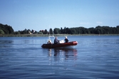 Gummibåt på Hjälmaren, 1988