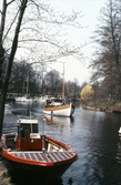 Båtar i Svartån under båtens dag, 1981