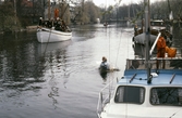 Uppvisning i livräddning under båtens dag, 1981