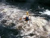 Forspaddling vid Slussen, 1981