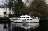 Motorbåtar vid Choisie, 1982