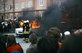 Demonstration av bilbrand, 1982