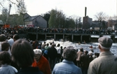Forspadling vid slussen, 1982