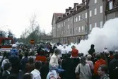 Demonstration av bilbrand, 1983