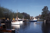 Båtar i Svartån under båtens dag, 1984