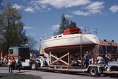 Trailingtransport av båt, 1985