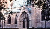 Södra fasaden till Nikolaikyrkan, 1990