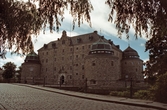 Östra fasaden till slottet, 1991