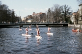 Paddling på Svartån, 1985