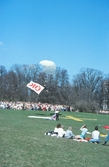 Fallskärmslandning i Stadsparken, 1985