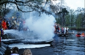 Demonstration av båtbrand, 1986