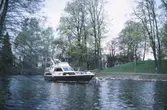 Motorbåt på Svartån, 1986