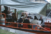 Musikkåren Glanstrattarna på M/F Hjelmaren, 1987