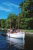 Segelbåt vid Stora Holmen, 1988