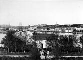 Panoramabild, från Viktoriagatan över Nattviken mot Skeppsbron.