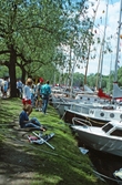 Besökare under båtens dag, 1989