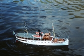 Modellbåt i Svartån, 1989