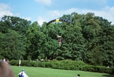 Fallskärmslandning i Stadsparken, 1989