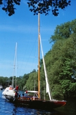 Segelbåtar i Svartån, 1990