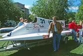 Utställning av racerbåt, 19910