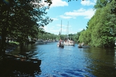 Segelbåtar i Gästhamnen, 1990