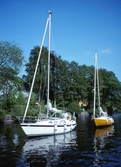 Segelbåtar i Svartån, 1992