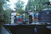 Besökare ombord flottans båt, 1992