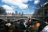 Turistbåten Paddan vid Vasabron, 1997-05-03