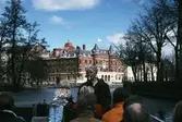 Premiärtur med turistbåten Paddan mot NA-borgen, 1997-05-03