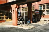 Ombyggnation av Oscaria skofabrik till Virginska skolan, Fabriksgatan 52, 1980-tal