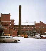 Ombyggnation vid Oscariahuset, Fabriksgatan, 1980-tal