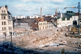 Byggnation av Medborgarhuset, 1963