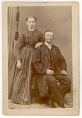 Porträtt på kvinna och man, efter 1870