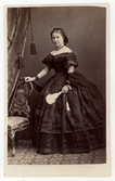 Kvinna med krinolin, ca 1870