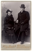 Porträtt på kvinna och man, efter 1908