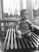 Barn på veranda, 1915