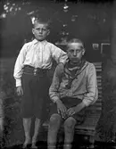 Pojkar vid Hageberg, 1918