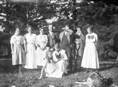 Grupp i skogsbrynet, 1918