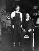 Paret Widestrand i hemmet, 1930-tal