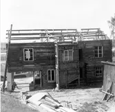 Timmervägg mot öster