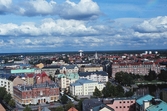 Utsikt från Nikolaikyrkan mot norr, 1991
